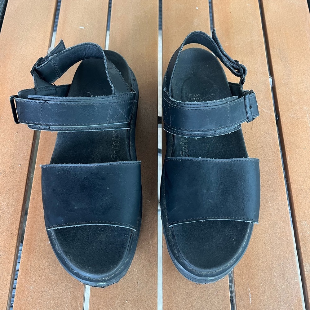 Dr. Martens Black Platform Sandals